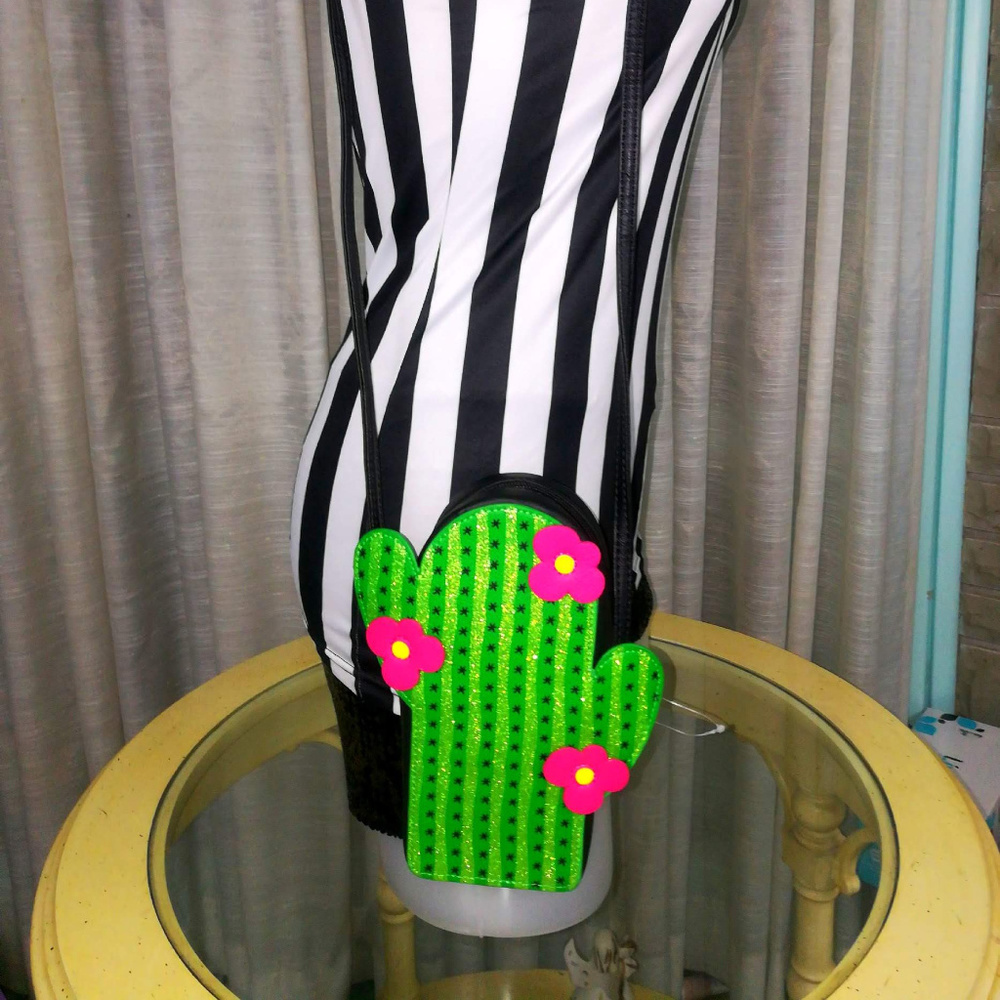 Novelty Cactus Festival Cell Phone Purse Crossbody